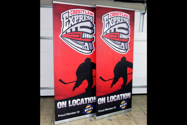 33.5"x 79" standard retractable banner