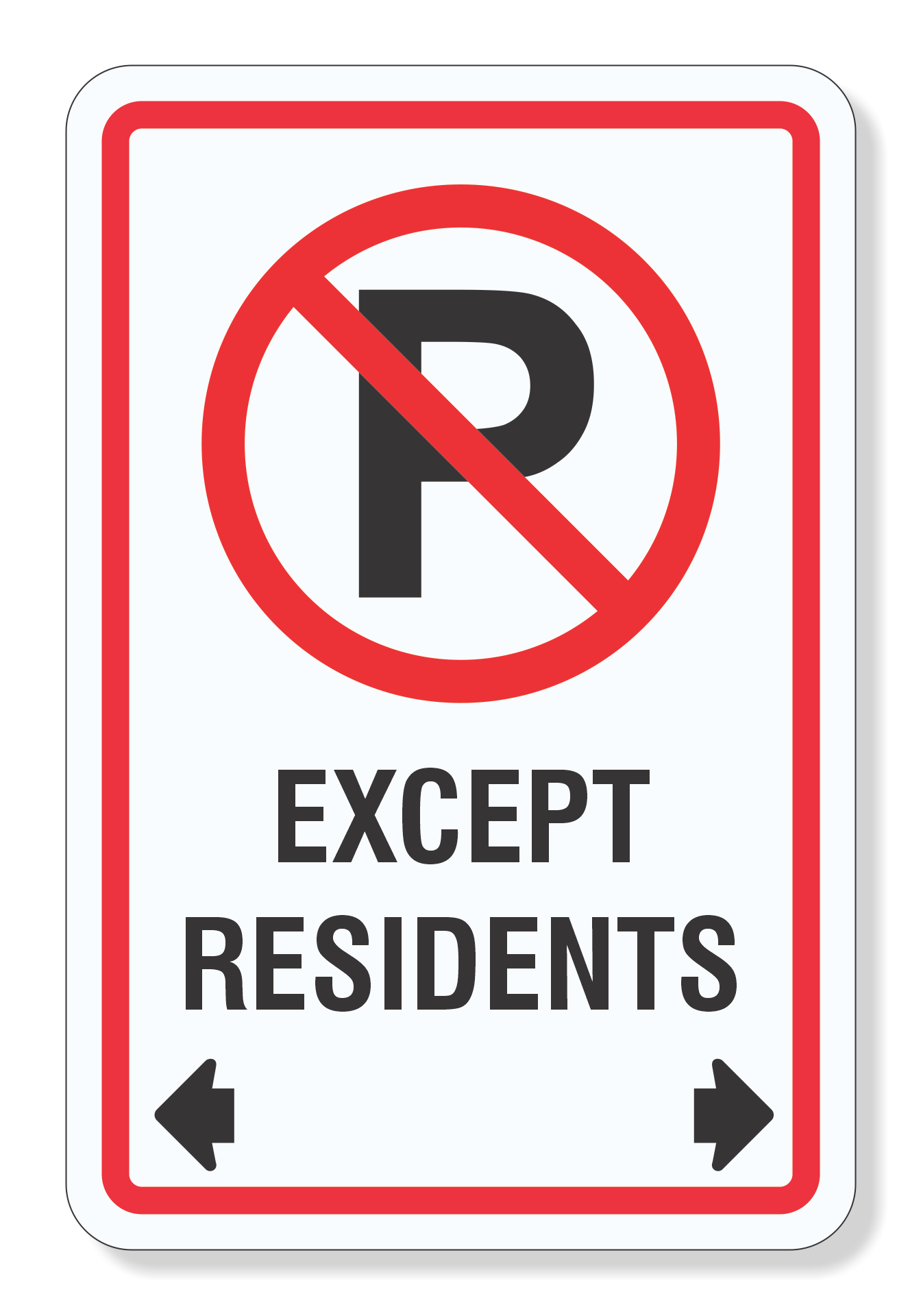 S110 - No parking except residents